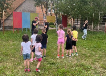 Тренировки для воспитанников центра Милосердие