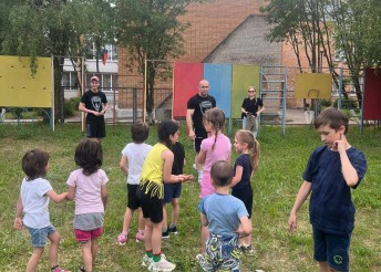 Тренировки для воспитанников центра Милосердие