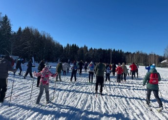 Команда центра «Милосердие» вышла на старт «Лыжни Обнинска — 2026»