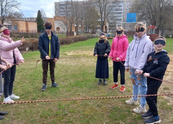 Общественная организация Луч света навестила воспитанников Милосердия.