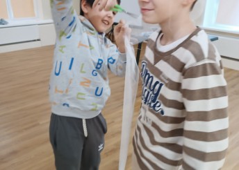 Дом культуры Алые паруса пригласил наших ребят на спортивно-интеллектуальную игру Февромарт