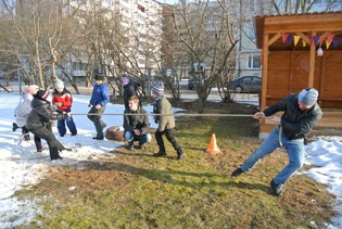 Спортивные игры от волонтеров «Луч света»