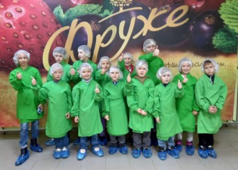 Ребята посетили конфетную фабрику «Фруже».