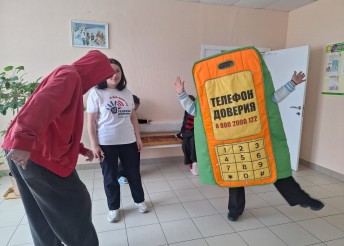 Центр Милосердие провел игровое занятие Телефон доверия в  ФМБА КБ8