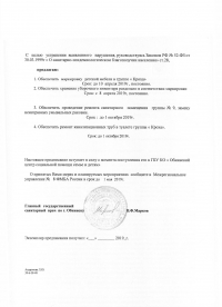 Представление 196п от 01.04.19 и отчет